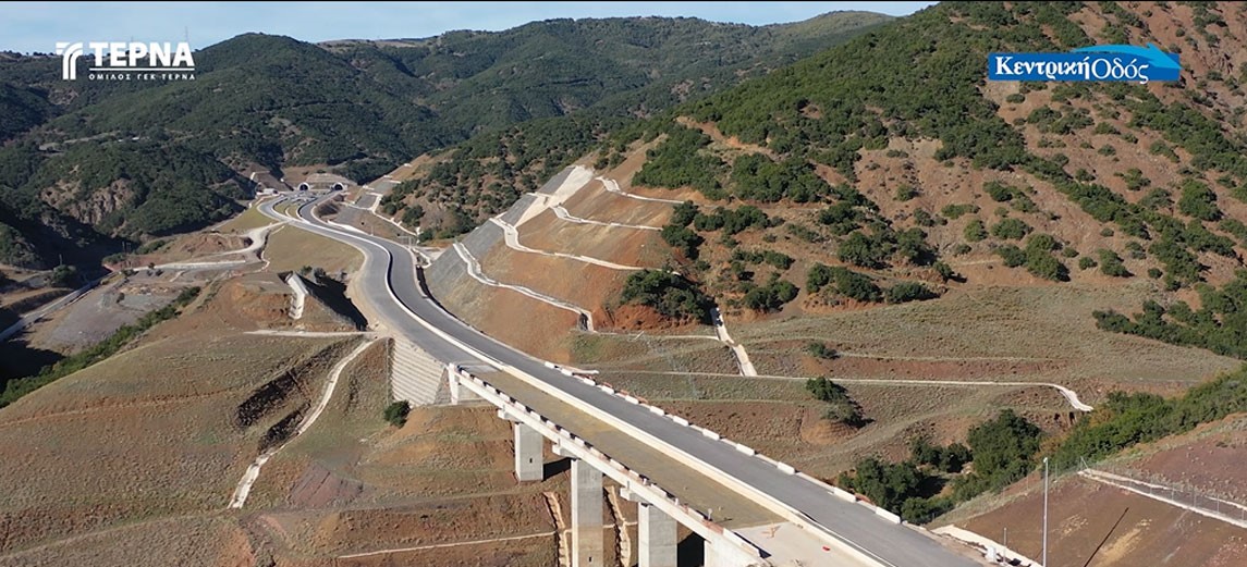 Σημεία στον αυτοκινητόδρομο E65 που είναι υπό κατασκευή